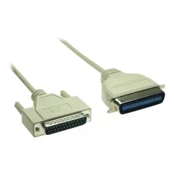 GoodConnections Premium Καλώδιο παράλληλου εκτυπωτή, DB25 αρσενικό σε Centronics 36 αρσενικό, 0,6 m, γκρι, διπλά θωρακισμένο 4090-06