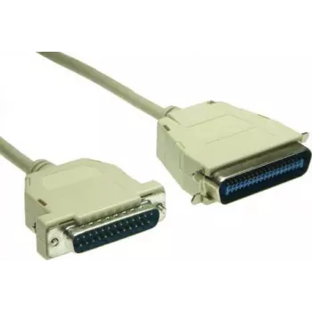 GoodConnections Premium Καλώδιο παράλληλου εκτυπωτή, DB25 αρσενικό σε Centronics 36 αρσενικό, 0,6 m, γκρι, διπλά θωρακισμένο 4090-06