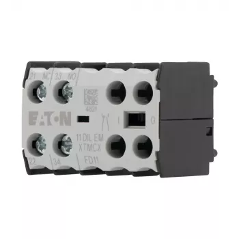 Eaton Βοηθητικό μπλοκ επαφών 1NO+1NC 11DILEM 2-πολικό επαφές εξαναγκασμένης λειτουργίας 010080