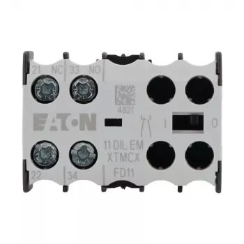 Eaton Βοηθητικό μπλοκ επαφών 1NO+1NC 11DILEM 2-πολικό επαφές εξαναγκασμένης λειτουργίας 010080