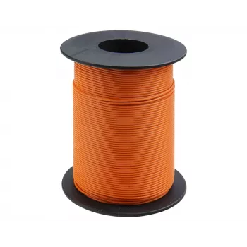 Donau Elektronik 119-17 Καλώδιο 1 x 0,14 mm² πορτοκαλί 100 m