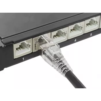 Good Connections Cat.6A S/FTP LSZH Καλώδιο patch με προστασία RNS Latch, μαύρο, 3m 8060-HV030S