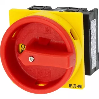 Eaton T3-1-102/EA/SVB Διακόπτης εκκεντροφόρος, 3-πολικός, 32 A, κλειδώσιμος, κίτρινο/κόκκινο