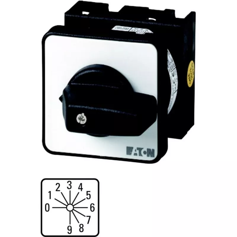 Eaton Διακόπτης ελέγχου 6,5 kW 6 A 10 θέσεις (T0-4-15602/E)