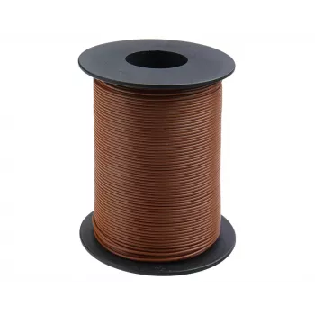 Donau Elektronik 105-8-100 Καλώδιο 1 x 0,20 mm² Καφέ 100 m