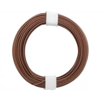 Donau Elektronik 118-8 Πολύκλωνο καλώδιο 1 x 0,14 mm² Καφέ 10 m