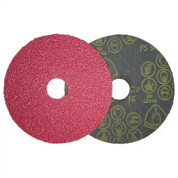 Klingspor 330485 Δίσκος ινών 125 mm Κόκκων 36, συσκευασία 25 τεμ.