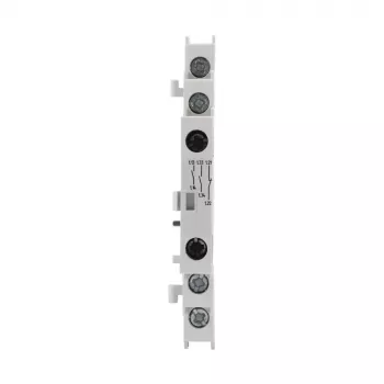 Eaton NHI21-PKZ0 Μπλοκ βοηθητικής επαφής, 2NO+1NC, πλευρική τοποθέτηση, βιδωτοί ακροδέκτες, Λευκό 072894