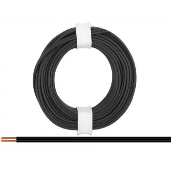 Donau Elektronik 218-11 Πολύκλωνο καλώδιο 2 x 0,14 mm² Μαύρο 5 m