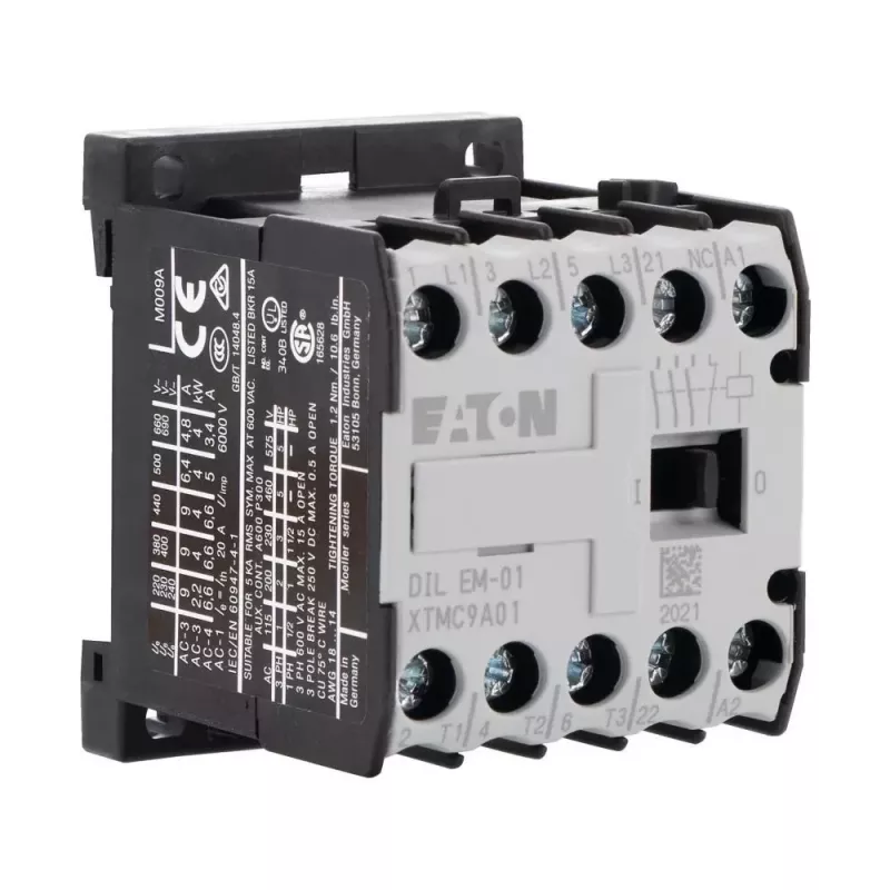 Eaton DILEM-01 μίνι ρελέ 3NO 24V AC 50Hz 9A 4kW IP20 010086