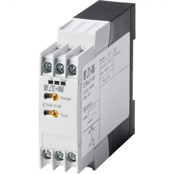 Eaton ETR4-11-W ηλεκτρονικό χρονικό ρελέ, καθυστέρηση ενεργοποίησης, 1 εναλλασσόμενη επαφή, 24-240 V AC/DC, 0,05 s-100 h, ράγα DIN 031883