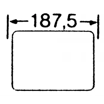 Eaton FL2-X φλάντζα για κουτιά σειράς CI, πλάτος 187,5 mm, γκρι