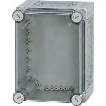 Eaton CI23E-150 μονωμένο κουτί πολυανθρακικού με μετρικές προδιατρήσεις, IP65, γκρι 021943