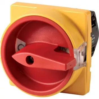Eaton TM-1-8291/E/SVB 2πολικός περιστροφικός διακόπτης φορτίου, 25 A, IP65, κόκκινο/κίτρινο 045478