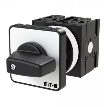 Eaton T0-3-15433/E - 3πολικός διακόπτης φορτίου σε κλειστό κουτί, IP65, 20A, μαύρο/ασημί 048348