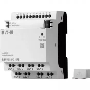 Eaton EASY-E4-UC-16RE1 easyE4 ρελέ ελέγχου, 8 DI, 4 AI, 8 έξοδοι ρελέ, Ethernet, LCD, ράγα DIN