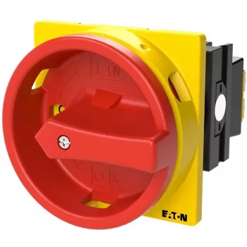 Eaton T0-1-102/EA/SVB διακόπτης εκκεντροφόρος, 1πολικός, 2 θέσεις, 20 A, 690 V AC, μαύρη λαβή, IP65 μπροστινή όψη 091078