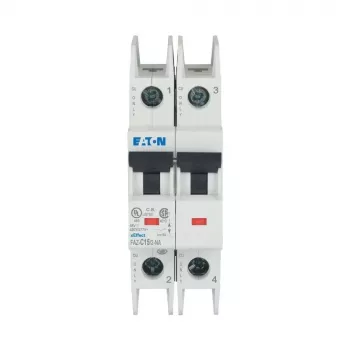 Eaton FAZ-C15/2-NA 15 A 2πολικός διακόπτης προστασίας γραμμής με χαρακτηριστική C (MCB) 102169