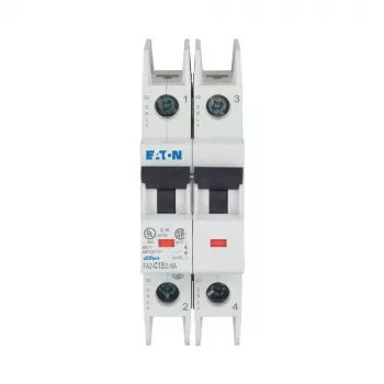 Eaton FAZ-C15/2-NA 15 A 2πολικός διακόπτης προστασίας γραμμής με χαρακτηριστική C (MCB) 102169