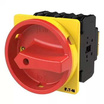 Eaton P3-100/EA/SVB 100 A 3πολικός κλειδωμένος γενικός διακόπτης, Κόκκινο/Κίτρινο