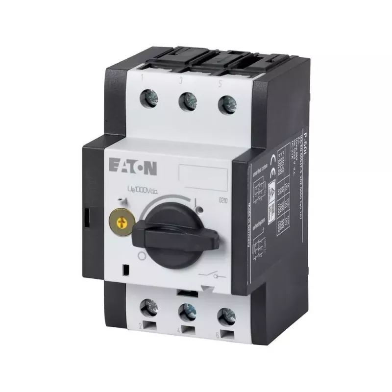 Eaton P-SOL30 2πολικός περιστροφικός γενικός διακόπτης, 32 A, Μαύρο/Λευκό 120935