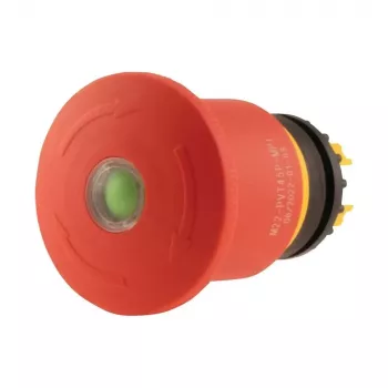Eaton M22-PVT45P-MPI Περιστροφικός διακόπτης, 3 θέσεων, Με ασφάλιση, Κόκκινο-Κίτρινο-Μαύρος μηχανισμός, 1NO+1NC, 22,5 mm 121463