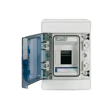 Eaton 174221 IKA-1/4-ST Επιτοίχιος μικρός πίνακας διανομής, 4 μονάδες, 1 σειρά, IP65, γκρι