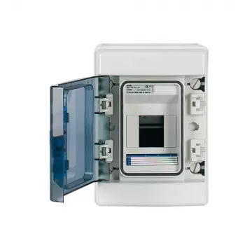 Eaton 174221 IKA-1/4-ST Επιτοίχιος μικρός πίνακας διανομής, 4 μονάδες, 1 σειρά, IP65, γκρι