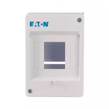 Eaton MINI-4 Επιτοίχιος πίνακας διανομής, 4 μονάδες, IP30, λευκό κυκλοφορίας (RAL 9010) 177068