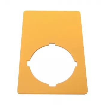 Eaton M22-XZK1-D99 Πινακίδα NOT-HALT, κίτρινη, 90x90mm, NOT-HALT 121089