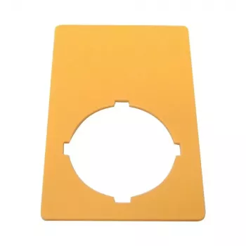 Eaton M22-XZK1-D99 Πινακίδα NOT-HALT, κίτρινη, 90x90mm, NOT-HALT 121089