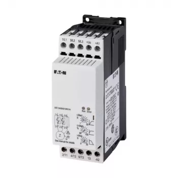 Eaton DS7-340SX009N0-N Μαλακός εκκινητής, 9 A, 4 kW, 200-460 V AC, 24 V AC/DC έλεγχος, γκρι 134910