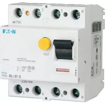 EATON PFIM-63/4/003-G/F Ρελέ διαφυγής 63A 4πολικό 30mA Τύπος G/F 187358