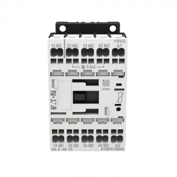 EATON DILA-40(24VDC)-PI Βοηθητικός επαφέας 24VDC 4 NO συνδέσεις Push-in 199208