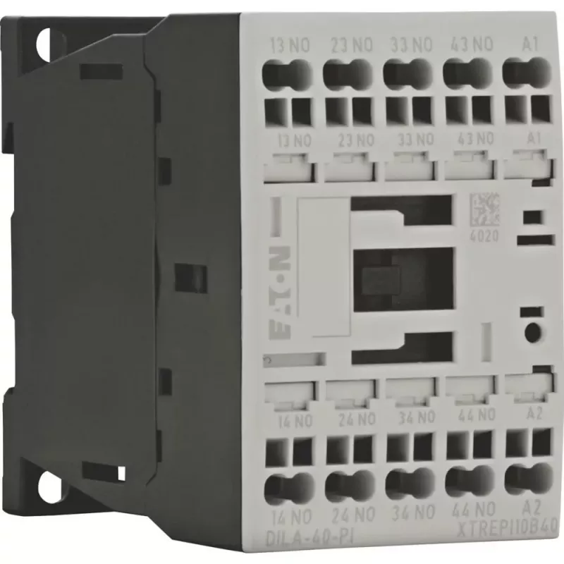 EATON DILA-40(24VDC)-PI Βοηθητικός επαφέας 24VDC 4 NO συνδέσεις Push-in 199208