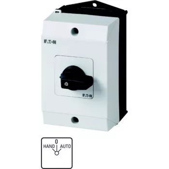 Eaton T0-1-15431/I1 1πολικός διακόπτης μοχλού, 20 A, IP65, μαύρο/λευκό 207070
