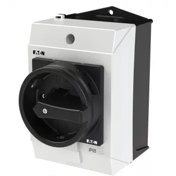 Eaton T0-2-1/I1/SVB-SW 20A 2-πολικός διακόπτης ON-OFF, Επιτοίχια τοποθέτηση, IP65, Μαύρο 207148
