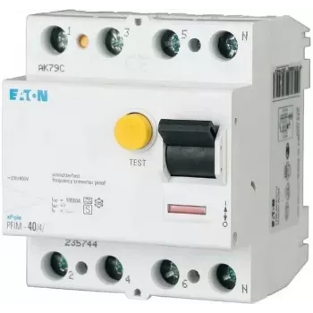 EATON PFIM-40/4/003-G/F Ρελέ διαφυγής 40A 4-πολικό 30mA Τύπου F/G 187456