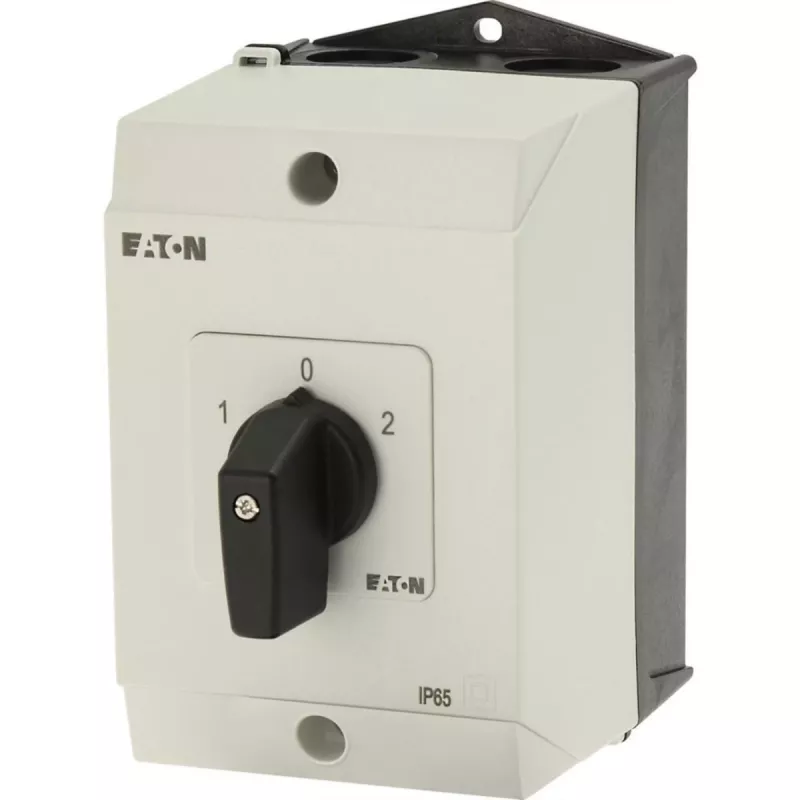 Eaton T3-3-8212/I2 3-πολικός διακόπτης με έκκεντρο, 32 A, Μαύρο/Λευκό 207183