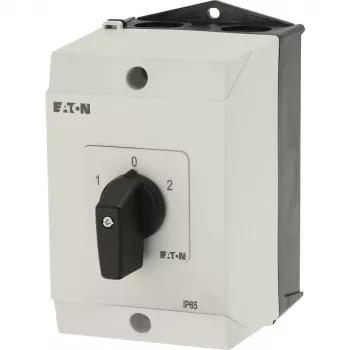 Eaton T3-3-8401/I2 3-πολικός διακόπτης με έκκεντρο, 32 A, μαύρο περιστροφικό κουμπί 207188