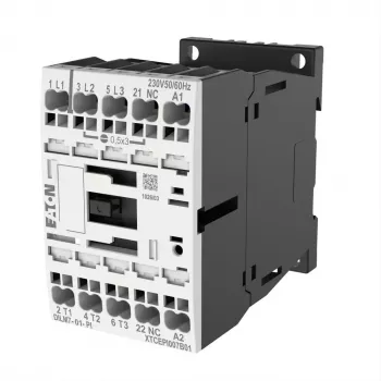 EATON DILM7-01(24VDC) Ρελέ ισχύος 3-πολικό 400V 3kW 1NC 24VDC 199228