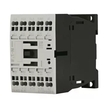 Eaton DILM15-10(24VDC)-PI Ρελέ ισχύος, 3 κύριες επαφές NO, 1 βοηθητική επαφή NO, Πηνίο 24 V DC, 15 A AC-3, 7,5 kW 199253