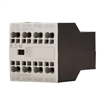 Eaton DILM32-XHI31-PI Μονάδα βοηθητικού διακόπτη, 3NO+1NC, 4A, Βιδωτοί ακροδέκτες, Επιτοίχια τοποθέτηση για ρελέ DILM7-DILM32 199312