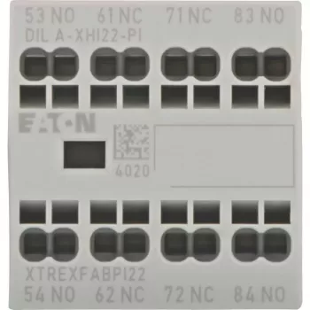 Eaton DILA-XHI22-PI Μπλοκ βοηθητικής επαφής, 2NO+2NC, 4A, Επιτοίχια τοποθέτηση 199319