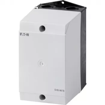 Eaton CI-K Κενό περίβλημα για τοποθέτηση σε ράγα DIN, 100 x 160 x 145 mm, Ανοιχτό γκρι (RAL 7035), Μαύρο καπάκι (RAL 9005) 206883