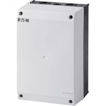 Eaton Περίβλημα φλάντζας κάτω μαύρο/πάνω λευκό 160 x 240 mm PC IP65 με ράγα DIN (CI-K 4-125-TS)