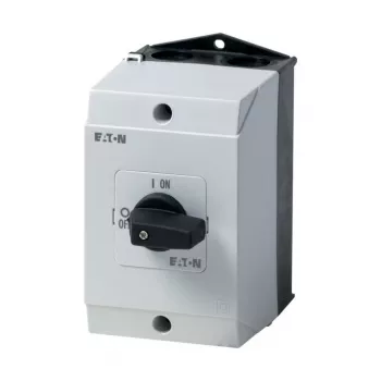 Eaton T0-1-8200/I1 περιστροφικός διακόπτης, 1-πολικός, 20A, 690V, ON-OFF, μαύρο/λευκό 207074