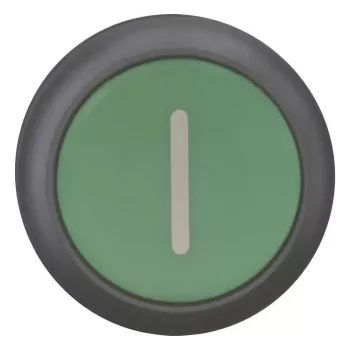 Eaton M22S-D-G-X1 επίπεδο μπουτόν, πράσινο, 22,5 mm, στιγμιαίο, IP66/IP67/IP69K 216608