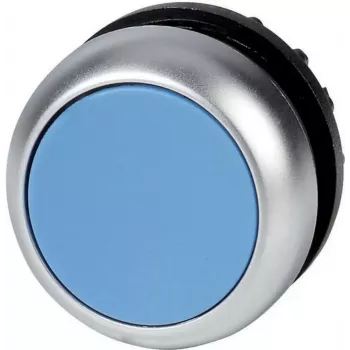 Eaton M22-DR-B ενεργοποιητής μπουτόν, μπλε, επιχρωμιωμένο πλαστικό, στιγμιαία επαφή, τοποθέτηση 22,5 mm 216623