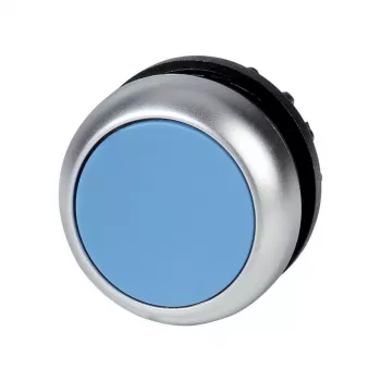 Eaton M22-DR-B ενεργοποιητής μπουτόν, μπλε, επιχρωμιωμένο πλαστικό, στιγμιαία επαφή, τοποθέτηση 22,5 mm 216623